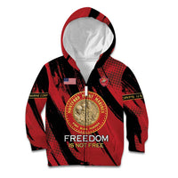 Personalized Proud to Honor Montford Point Marines Kid Hoodie Freedom Is Not Free - Red - Wonder Print Shop