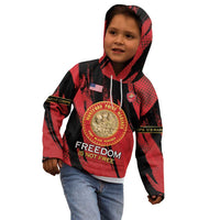 Personalized Proud to Honor Montford Point Marines Kid Hoodie Freedom Is Not Free - Red - Wonder Print Shop