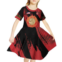 Personalized Proud to Honor Montford Point Marines Kid Short Sleeve Dress Freedom Is Not Free - Red - Wonder Print Shop