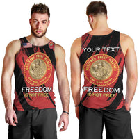 Personalized Proud to Honor Montford Point Marines Men Tank Top Freedom Is Not Free - Red - Wonder Print Shop