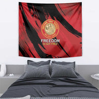 Proud to Honor Montford Point Marines Tapestry Freedom Is Not Free - Red - Wonder Print Shop