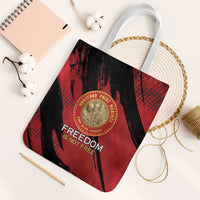 Proud to Honor Montford Point Marines Tote Bag Freedom Is Not Free - Red - Wonder Print Shop