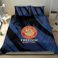 Proud to Honor Montford Point Marines Bedding Set Freedom Is Not Free - Blue - Wonder Print Shop