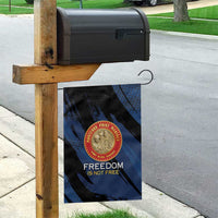 Proud to Honor Montford Point Marines Garden Flag Freedom Is Not Free - Blue - Wonder Print Shop