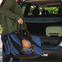 Proud to Honor Montford Point Marines Travel Bag Freedom Is Not Free - Blue - Wonder Print Shop