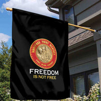 Proud to Honor Montford Point Marines Garden Flag Freedom Is Not Free - Black - Wonder Print Shop