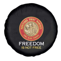 Proud to Honor Montford Point Marines Spare Tire Cover Freedom Is Not Free - Black - Wonder Print Shop