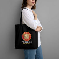 Proud to Honor Montford Point Marines Tote Bag Freedom Is Not Free - Black - Wonder Print Shop