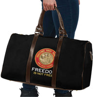 Proud to Honor Montford Point Marines Travel Bag Freedom Is Not Free - Black - Wonder Print Shop