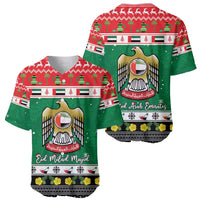 United Arab Emirates Christmas Baseball Jersey Coat Of Arms Eid Milad Majid - Wonder Print Shop