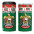 United Arab Emirates Christmas 4 in 1 Can Cooler Tumbler Coat Of Arms Eid Milad Majid - Wonder Print Shop