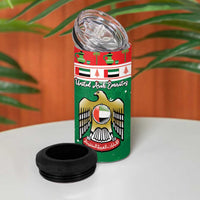 United Arab Emirates Christmas 4 in 1 Can Cooler Tumbler Coat Of Arms Eid Milad Majid - Wonder Print Shop