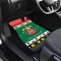 United Arab Emirates Christmas Car Mats Coat Of Arms Eid Milad Majid - Wonder Print Shop