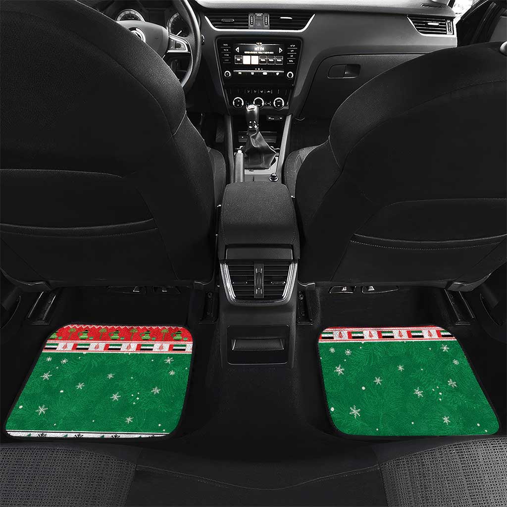 United Arab Emirates Christmas Car Mats Coat Of Arms Eid Milad Majid - Wonder Print Shop