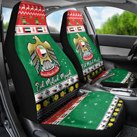 United Arab Emirates Christmas Car Seat Cover Coat Of Arms Eid Milad Majid - Wonder Print Shop