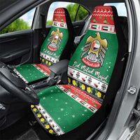 United Arab Emirates Christmas Car Seat Cover Coat Of Arms Eid Milad Majid - Wonder Print Shop