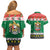 United Arab Emirates Christmas Couples Matching Off Shoulder Short Dress and Hawaiian Shirt Coat Of Arms Eid Milad Majid - Wonder Print Shop