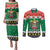United Arab Emirates Christmas Couples Matching Puletasi and Long Sleeve Button Shirt Coat Of Arms Eid Milad Majid - Wonder Print Shop