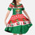 United Arab Emirates Christmas Family Matching Off The Shoulder Long Sleeve Dress and Hawaiian Shirt Coat Of Arms Eid Milad Majid - Wonder Print Shop
