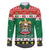 United Arab Emirates Christmas Family Matching Off The Shoulder Long Sleeve Dress and Hawaiian Shirt Coat Of Arms Eid Milad Majid - Wonder Print Shop