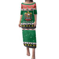 United Arab Emirates Christmas Family Matching Puletasi and Hawaiian Shirt Coat Of Arms Eid Milad Majid - Wonder Print Shop