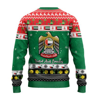 United Arab Emirates Christmas Ugly Christmas Sweater Coat Of Arms Eid Milad Majid - Wonder Print Shop