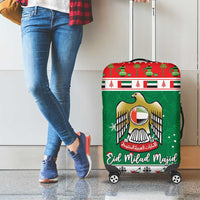 United Arab Emirates Christmas Luggage Cover Coat Of Arms Eid Milad Majid - Wonder Print Shop