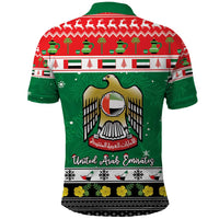 United Arab Emirates Christmas Polo Shirt Coat Of Arms Eid Milad Majid - Wonder Print Shop