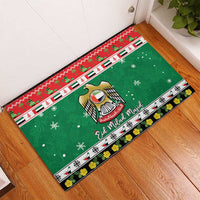United Arab Emirates Christmas Rubber Doormat Coat Of Arms Eid Milad Majid - Wonder Print Shop