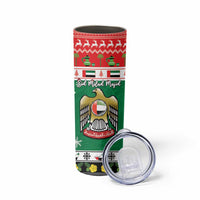 United Arab Emirates Christmas Skinny Tumbler Coat Of Arms Eid Milad Majid - Wonder Print Shop