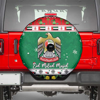 United Arab Emirates Christmas Spare Tire Cover Coat Of Arms Eid Milad Majid - Wonder Print Shop