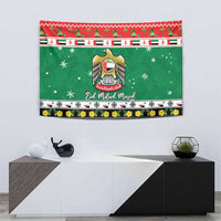 United Arab Emirates Christmas Tapestry Coat Of Arms Eid Milad Majid - Wonder Print Shop