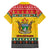 Zimbabwe Christmas Family Matching Short Sleeve Bodycon Dress and Hawaiian Shirt Coat Of Arms Muve neKisimusi - Wonder Print Shop