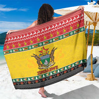 Zimbabwe Christmas Sarong Coat Of Arms Muve neKisimusi - Wonder Print Shop
