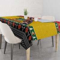 Zimbabwe Christmas Tablecloth Coat Of Arms Muve neKisimusi - Wonder Print Shop
