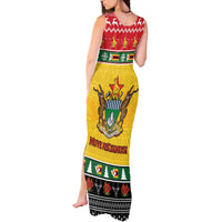 Zimbabwe Christmas Tank Maxi Dress Coat Of Arms Muve neKisimusi - Wonder Print Shop