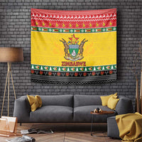 Zimbabwe Christmas Tapestry Coat Of Arms Muve neKisimusi - Wonder Print Shop