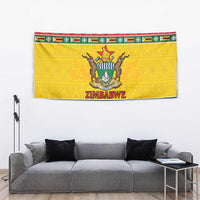 Zimbabwe Christmas Tapestry Coat Of Arms Muve neKisimusi - Wonder Print Shop