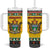 Zimbabwe Christmas Tumbler With Handle Coat Of Arms Muve neKisimusi - Wonder Print Shop