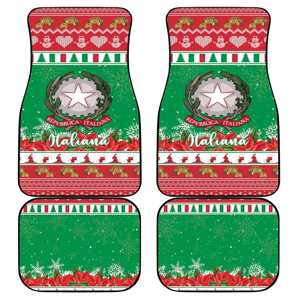 Italy Christmas Car Mats Coat Of Arms Buon Natale - Wonder Print Shop
