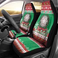 Italy Christmas Car Seat Cover Coat Of Arms Buon Natale - Wonder Print Shop