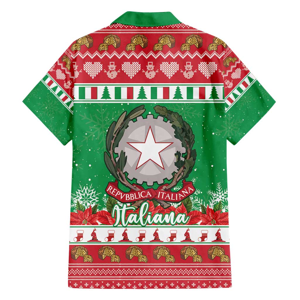 Italy Christmas Family Matching Puletasi and Hawaiian Shirt Coat Of Arms Buon Natale - Wonder Print Shop