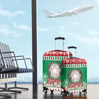 Italy Christmas Luggage Cover Coat Of Arms Buon Natale - Wonder Print Shop