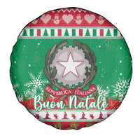 Italy Christmas Spare Tire Cover Coat Of Arms Buon Natale - Wonder Print Shop