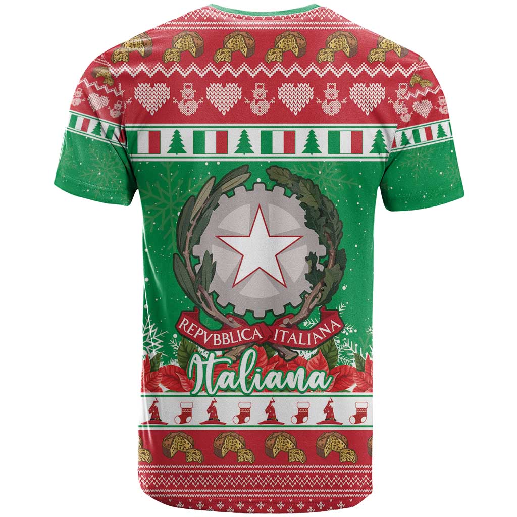 Italy Christmas T Shirt Coat Of Arms Buon Natale - Wonder Print Shop