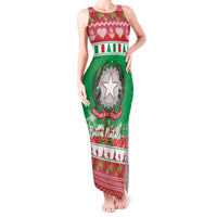 Italy Christmas Tank Maxi Dress Coat Of Arms Buon Natale - Wonder Print Shop