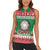 Italy Christmas Women Sleeveless Polo Shirt Coat Of Arms Buon Natale - Wonder Print Shop