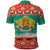 Bulgaria Christmas Polo Shirt Coat Of Arms Vesela Koleda - Wonder Print Shop