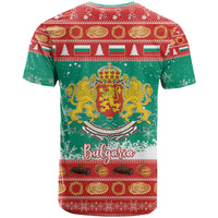 Bulgaria Christmas T Shirt Coat Of Arms Vesela Koleda - Wonder Print Shop