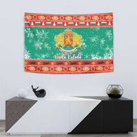 Bulgaria Christmas Tapestry Coat Of Arms Vesela Koleda - Wonder Print Shop
